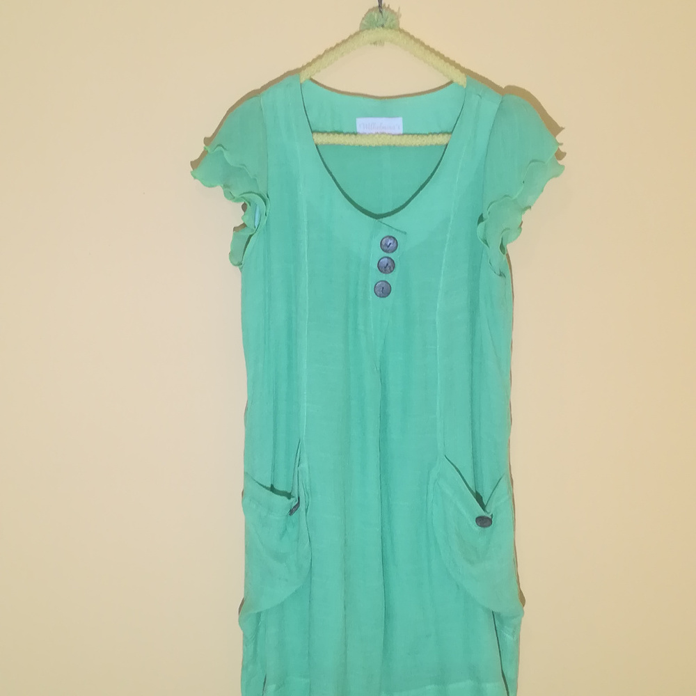 Bright Lime Green Dress